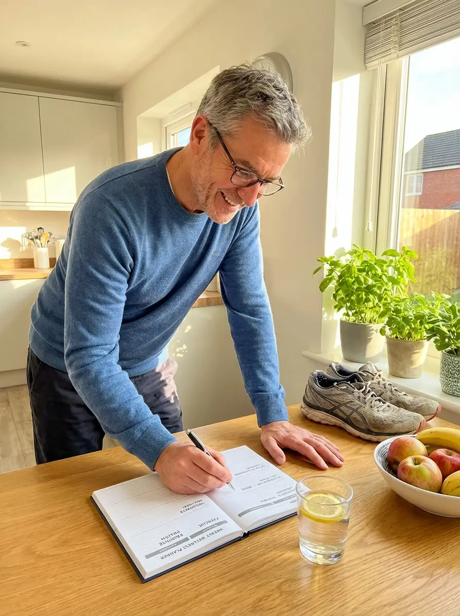 Weekly wellness routine planning